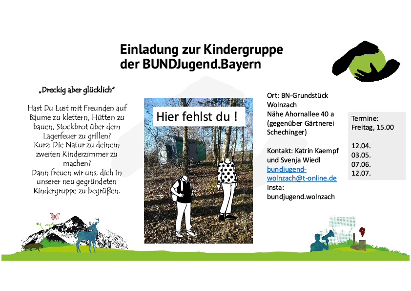 Plakat Kindergruppe Wolnzach