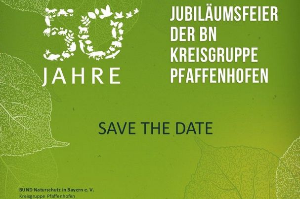 Einladung 50 Jahre BN Pfaffenhofen