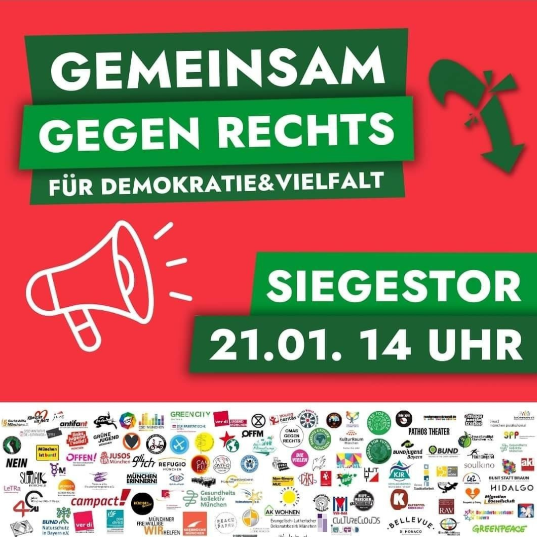 Demo Gemeinsam gegen Rechts